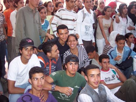 me & simo & all my friend in center